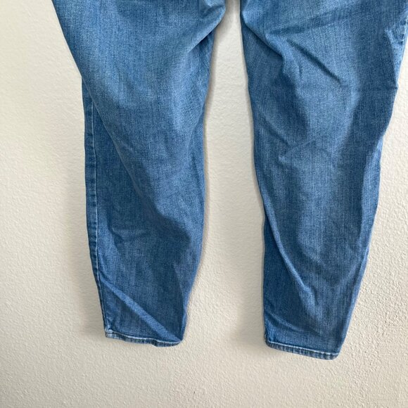 Old Navy Rockstar Super Skinny High-Rise Blue Denim Jeans Plus Size 22 - Picture 4 of 11